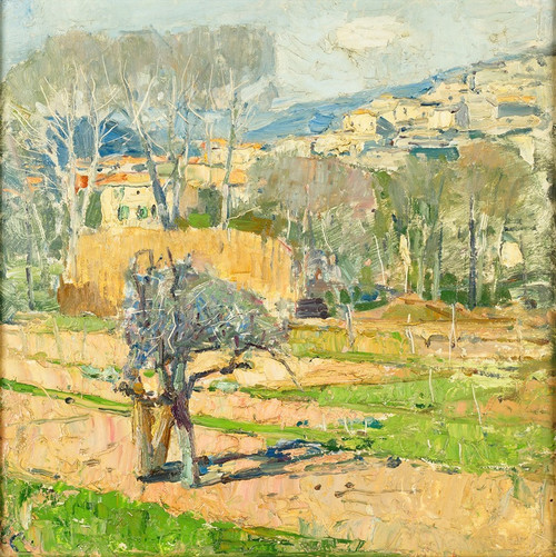 Cagnes  Poster Print by Carl Moll