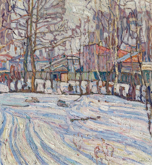Winter Poster Print by Abraham Manievich