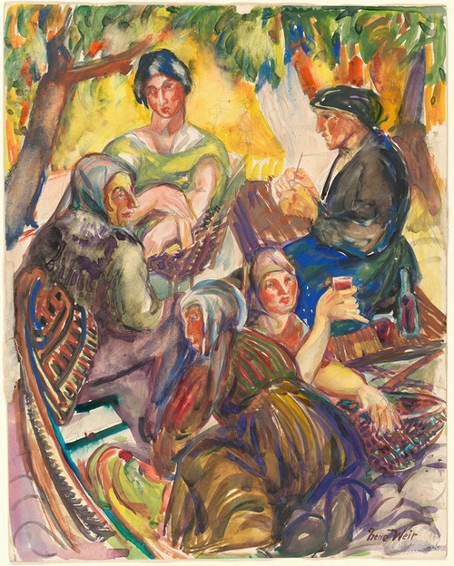 The Noon Hour, Chinon, France  Poster Print by Irene Weir