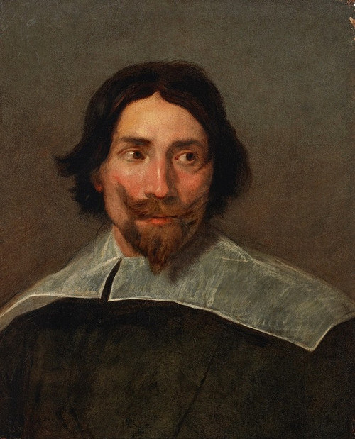 Portrait of a man  Poster Print by Flemish School