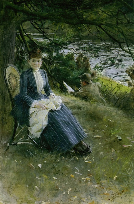 In Scotland   Poster Print by Anders Zorn