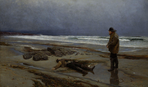 Drifted Ashore  Poster Print by Nikolai Ulfsten