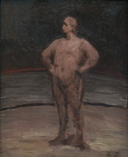 The Wrestler  Poster Print by Honor‚îú‚åê Daumier