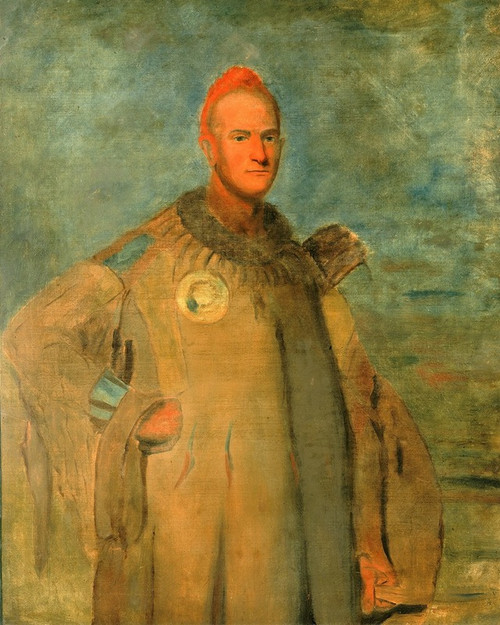 Theodore Burr Catlin, in Indian Costume  Poster Print by George Catlin
