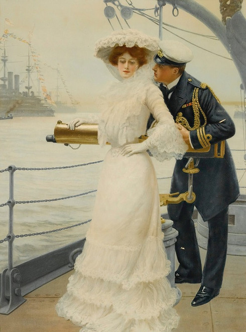 Off Duty Poster Print by English School