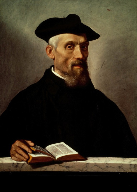 Portrait of an Ecclesiastic  Poster Print by Giovanni Battista Moroni