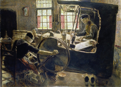 The Weaver  Poster Print by Max Liebermann