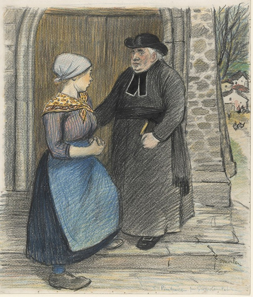 Penitence  Poster Print by Th‚îú‚åêophile Alexandre Steinlen