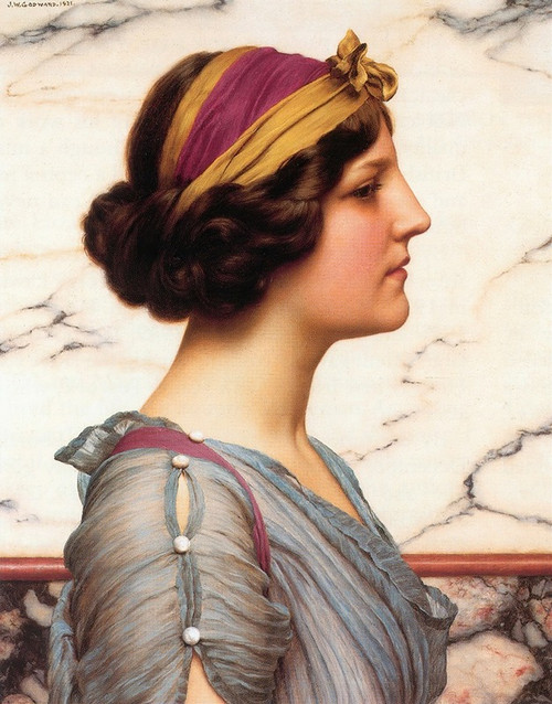 Megilla  Poster Print by John William Godward