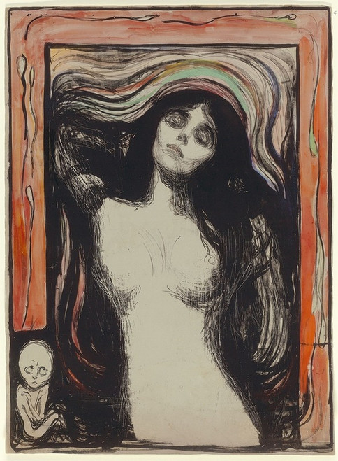 Madonna  Poster Print by Edvard Munch