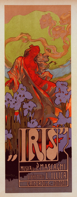 Iris  Poster Print by Adolfo Hohenstein