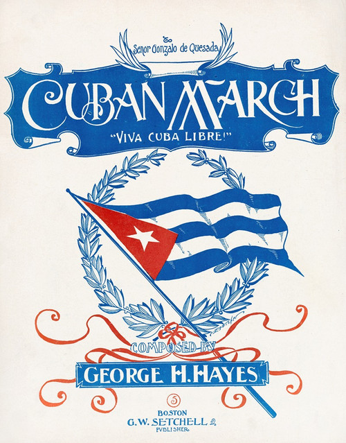 Cuban march Œì√á√øViva Cuba libre!Œì√á√ñ  Poster Print by E.S. Fisher