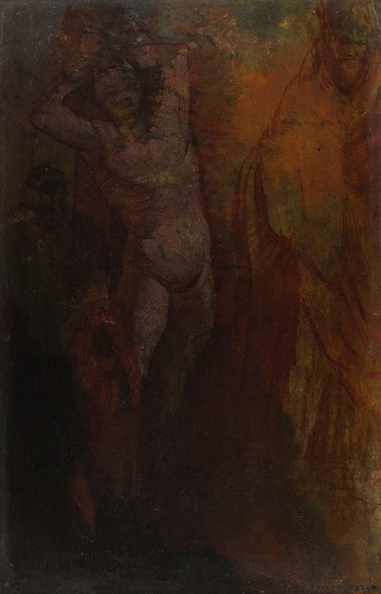 Composition ‚îú√° trois personnages Poster Print by Odilon Redon