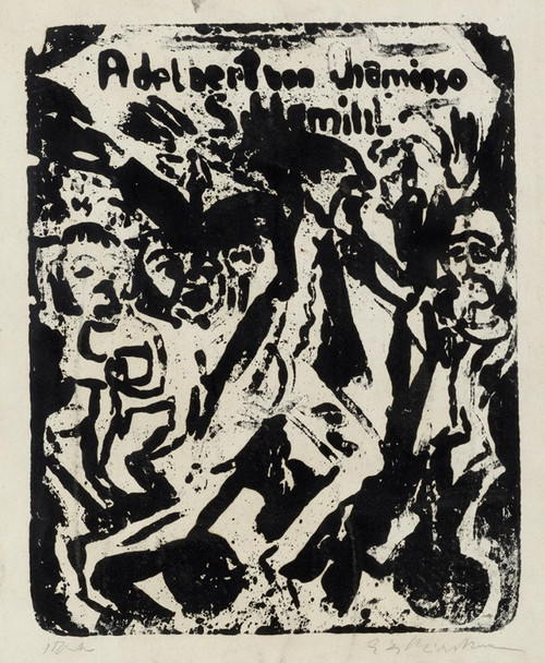 Umschlagzeichnung zu Adelbert von Chamissos Erz‚îú√±hlung Œì√á√øPeter Schlemihls wundersame GeschichteŒì√á√ñ  Poster Print by Ernst Ludwig Kirchner