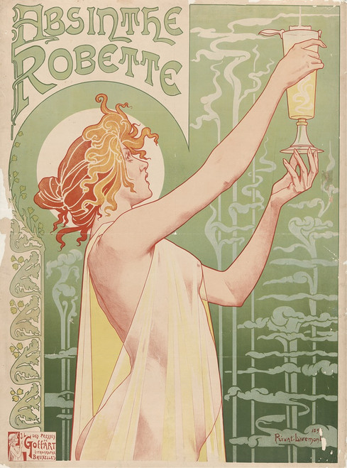 Absinthe Robette Poster Print by Henri Privat-Livemont