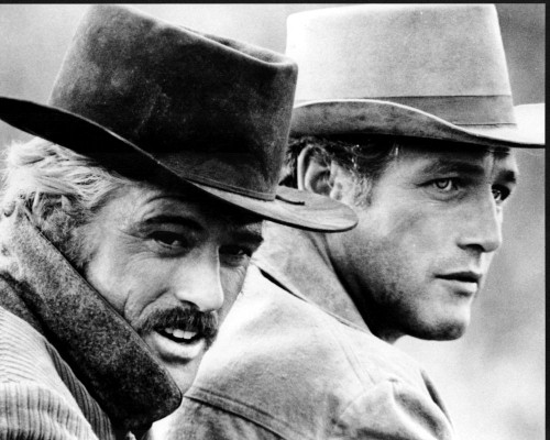 Robert Redford And Paul Newman In Butch Cassidy And The Sundance Kid Photo Print - Item # MVM00484