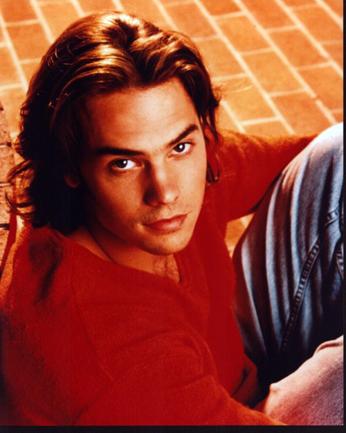 Barry Watson Against Wall In Red Top Photo Print