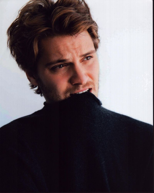Luke Grimes Biting Sweater Photo Print