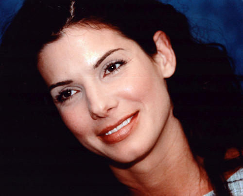 Sandra Bullock Close Up With Curly Hair Photo Print - Item # MVM00020