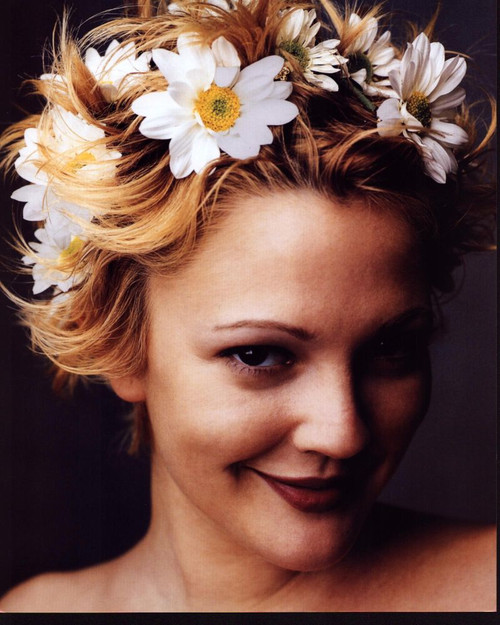 Drew Barrymore With Flowers In Hair Photo Print - Item # MVM04454