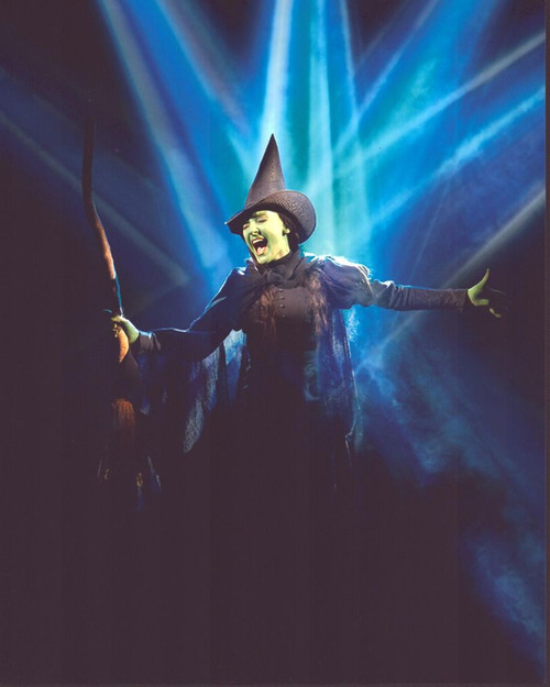 Idina Menzel Performing On Stage In Wicked Photo Print