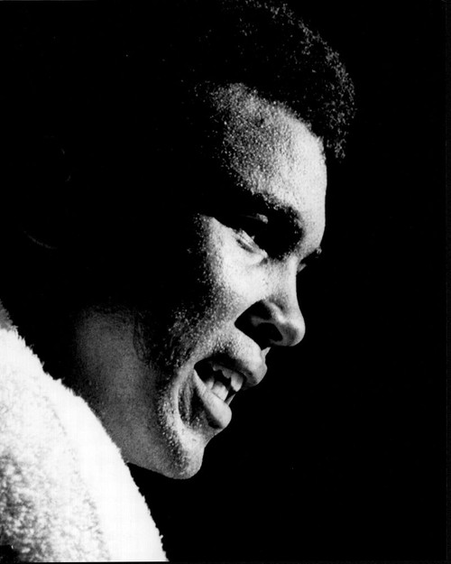 Muhammad Ali Profile Black And White Photo Print