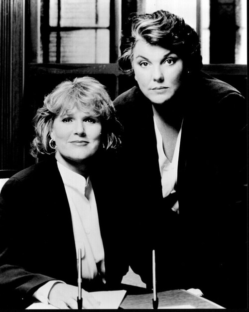 Sharon Gless And Tyne Daly In Cagney & Lacey: True Convictions Black And White Photo Print