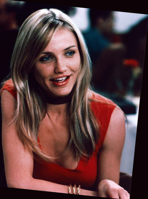 Cameron Diaz Smiling In Red Top Photo Print - Item # PIC00182