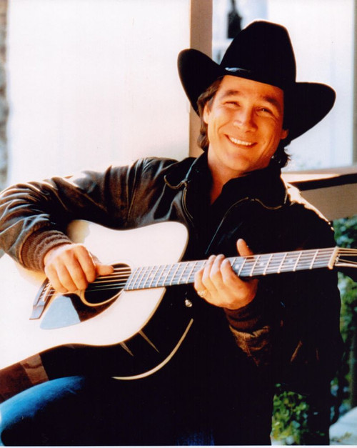 Clint Black Playing Guitar Photo Print