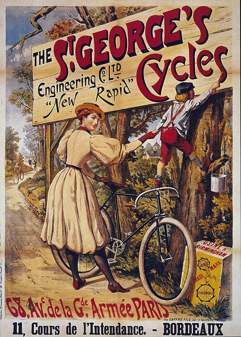 Bike 24 Poster Print - Apple Collection Vintage (24 x 34)