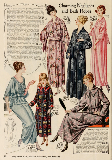 Negligees & bath robes Poster Print by Unknown - Item # VARPPHPDA67595