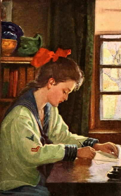Peggy Stewart 1911 Writing a letter Poster Print by Unknown - Item # VARPPHPDA63770