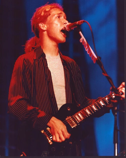 Isaac Hanson Playing Guitar And Singing Photo Print