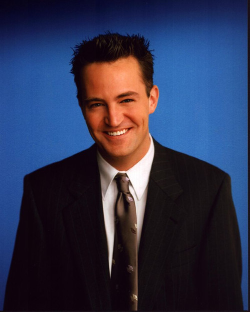 Matthew Perry Smiling In Suit And Tie Photo Print
