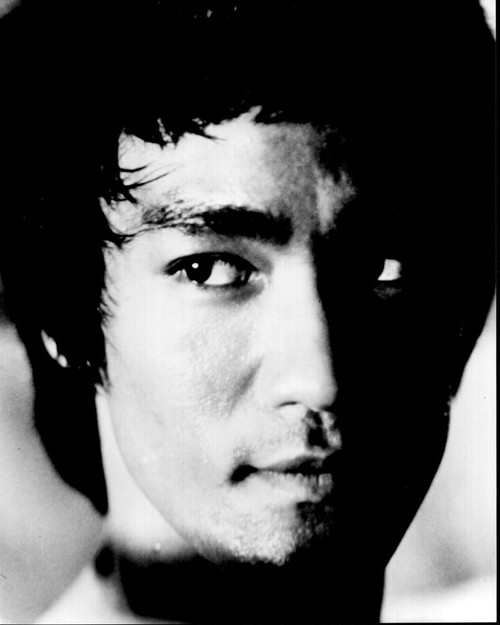Bruce Lee Close Up In Game Of Death Black And White Photo Print