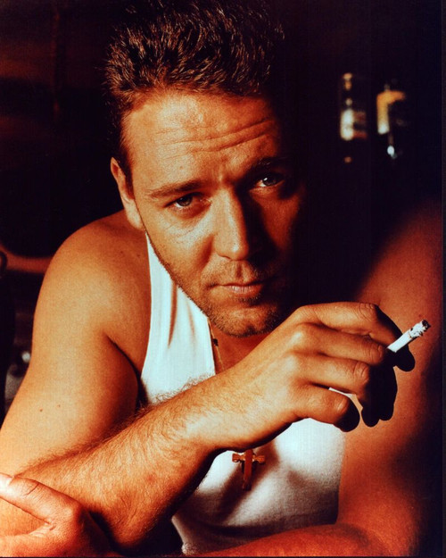 Russell Crowe Smoking Cigarette Photo Print