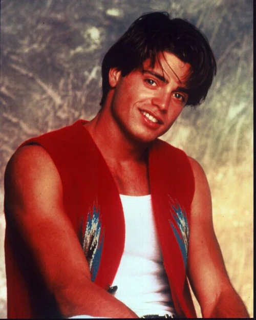 David Charvet Headshot In Red Vest Photo Print