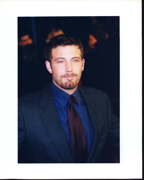 Ben Affleck In Suit With Red Tie Photo Print