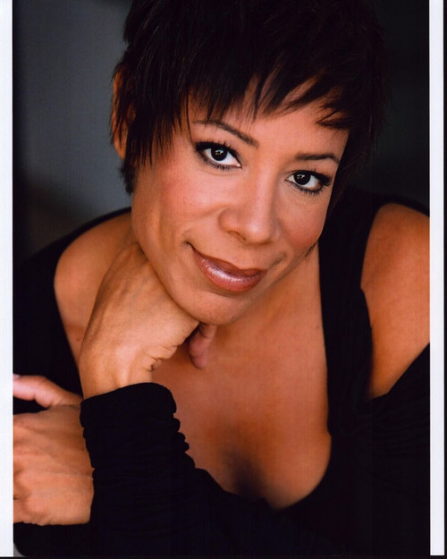 Selenis Leyva Headshot In Black Top Photo Print