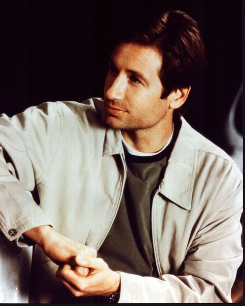 David Duchovny In Tan Jacket Photo Print