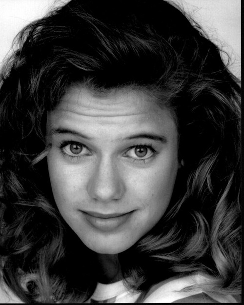 Andrea Barber Headshot Black And White Photo Print