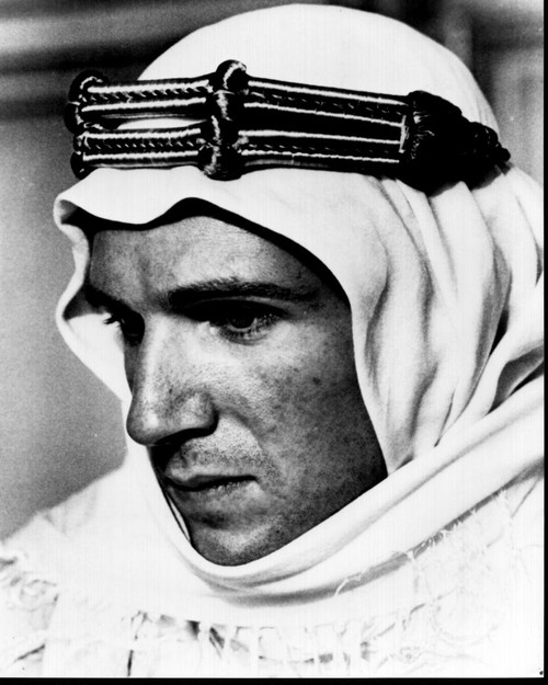 Ralph Fiennes Close Up In A Dangerous Man: Lawrence After Arabia Black And White Photo Print