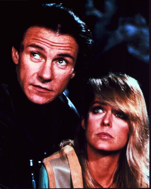Harvey Keitel And Farrah Fawcett Close Up In Saturn 3 Photo Print