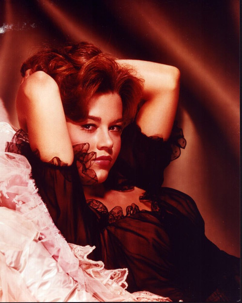 Jane Fonda Reclining In Lace Photo Print