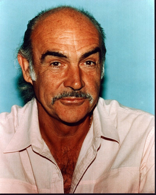 Sean Connery Close Up In Pink Shirt Photo Print