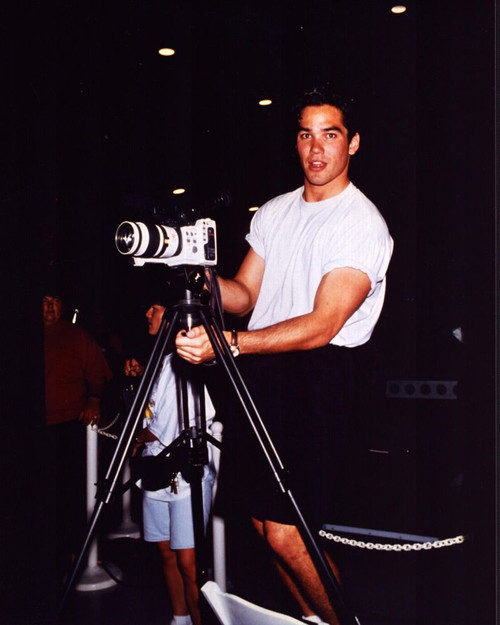 Dean Cain With Camera On Tripod Photo Print