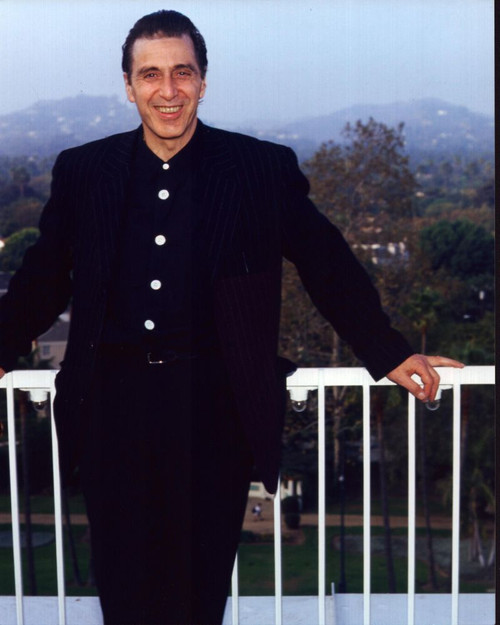 Al Pacino Smiling Leaning On Balcony Railing Photo Print