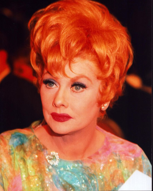 Lucille Ball Close Up In Multicolored Top Photo Print