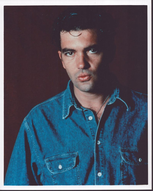Antonio Banderas In Denim Shirt Photo Print