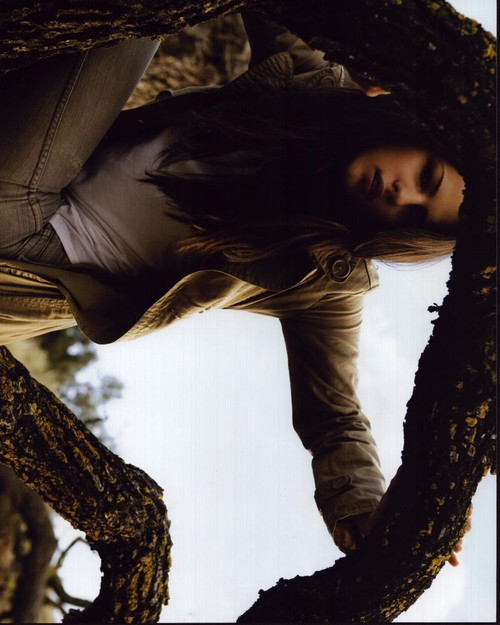 Annet Mahendru Posed On Tree Photo Print